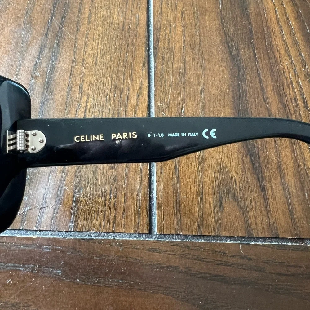 Celine Black Oversized Square Sunglasses - Picture 3 of 4